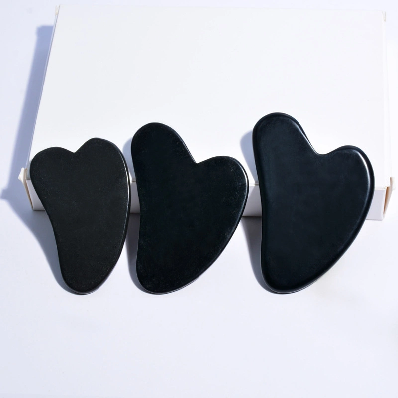 OEM Logo Cheap Black Jade Guasha Board Gua Sha Massager