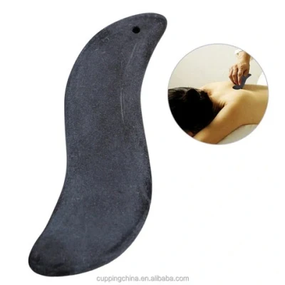 Nova forma de pedra de jade Gua Sha Jade ferramentas de massagem facial para raspagem